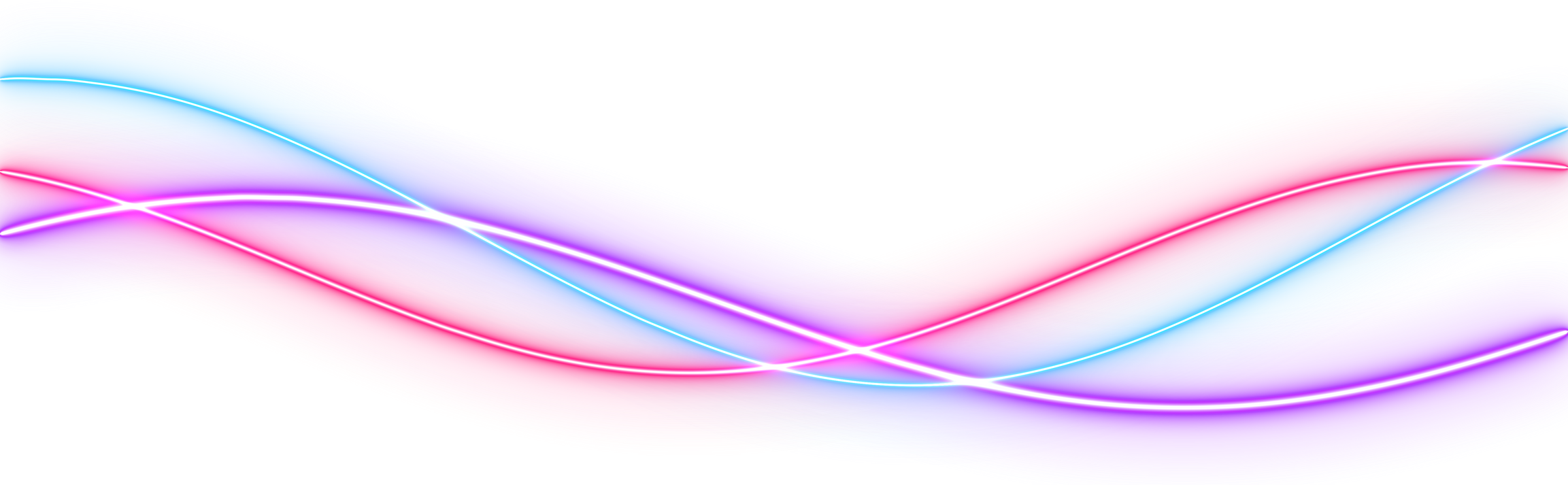 Abstract digital neon laser line curve wave